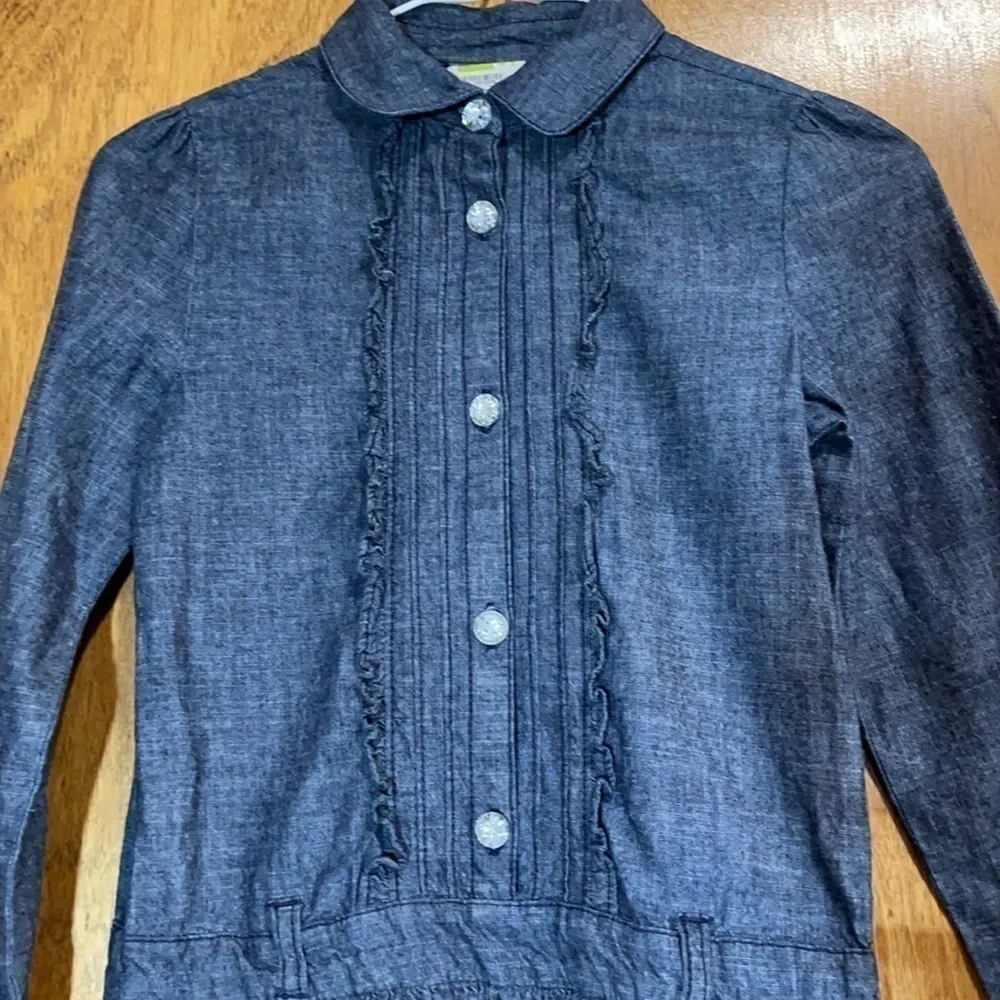 Crazy 8 Chambray Drop Waist Dress - EUC